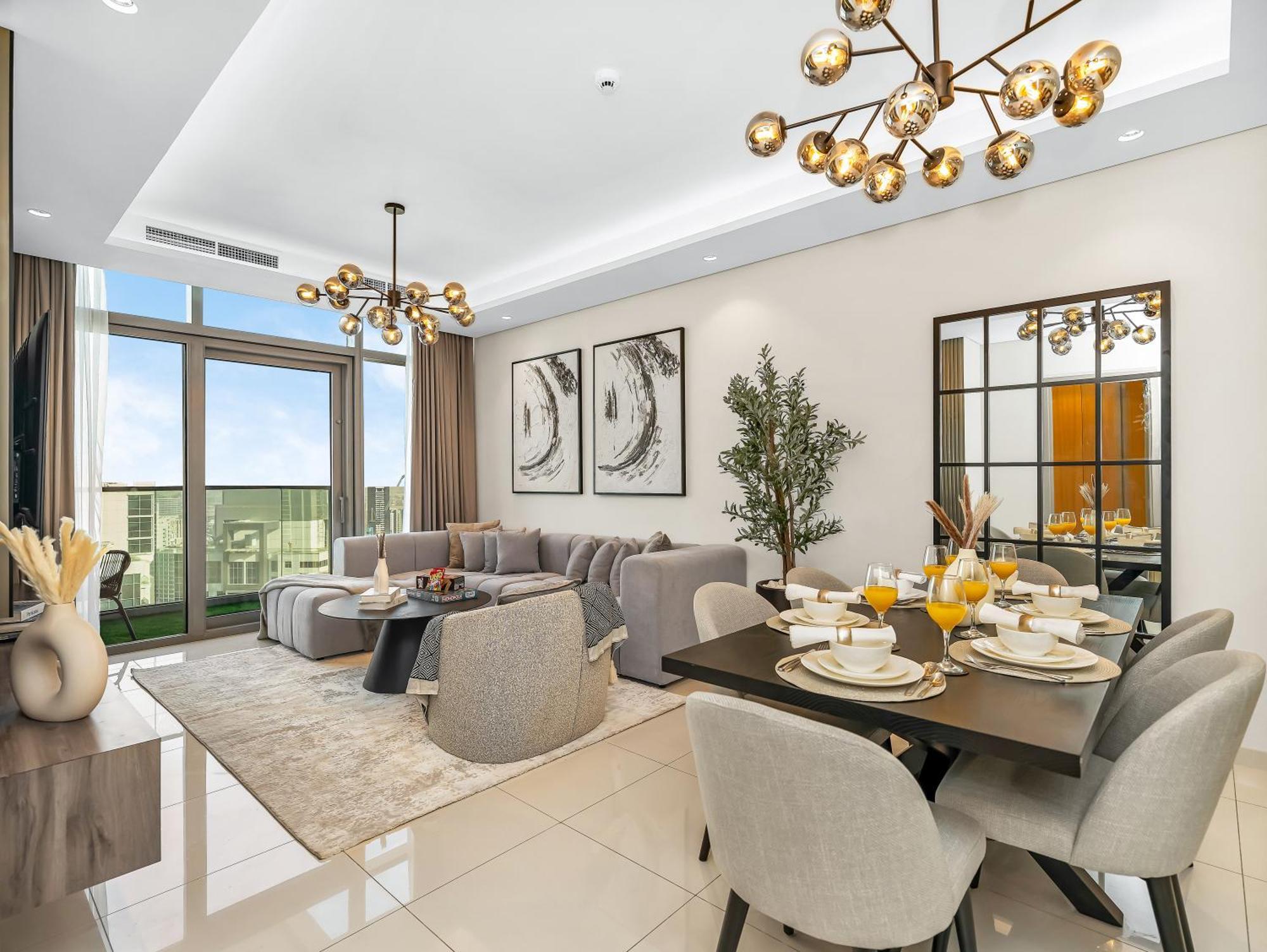 Apartment Wonderfulstay At Paramount - Highest Infinity Pool - Burj Khalifa View - Brand New Luxury Dubai